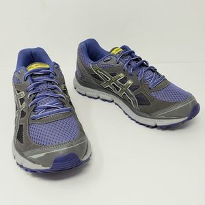 Asics Gel Scram Trail Running Shoe Gray Purple